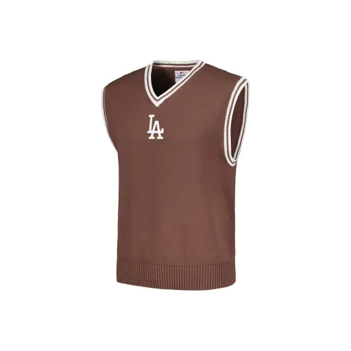 MLB Los Angeles Dodgers PLEASURES Tank Tops Men Brown