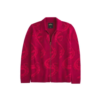 Hollister Knitwear Men's Red Print