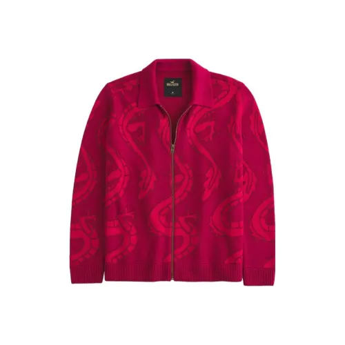 Hollister Knitwear Men's Red Print