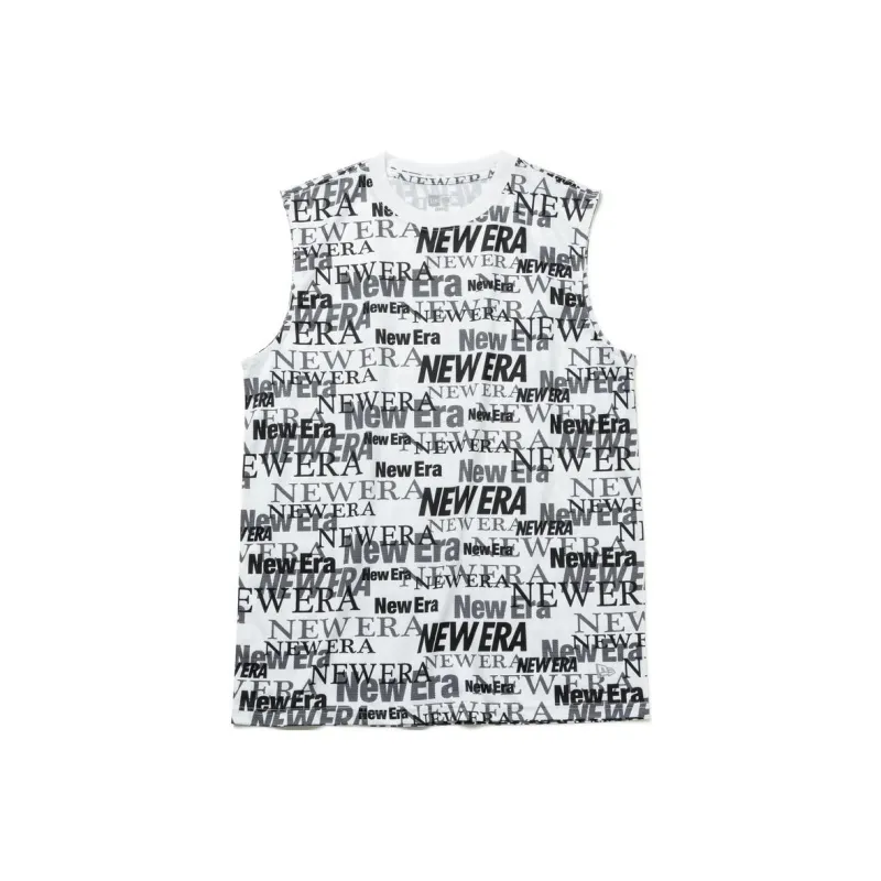 New Era Tank Tops Unisex White-0