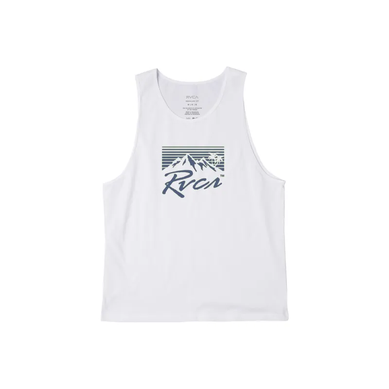 RVCA Tank Tops Men White-0