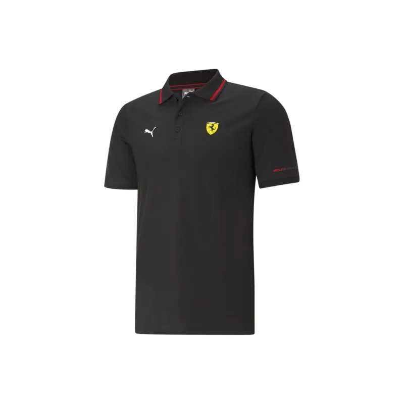 PUMA Scuderia Ferrari Polo Shirt Men's Black-0