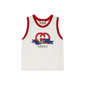 GUCCI Interlocking G 1921 Print Tank Top