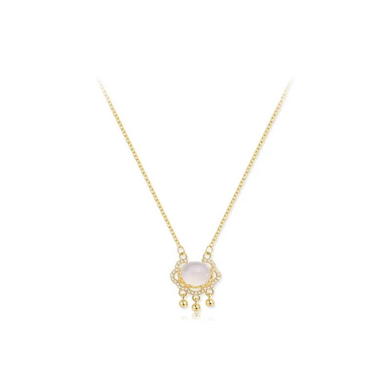 JUICY GRAPE Chalcedony Necklaces Women's-0
