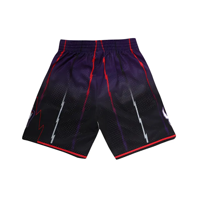 Mitchell & Ness Basketball Shorts 1998-1999 Toronto Raptors Men's Raptors Purple Black-1