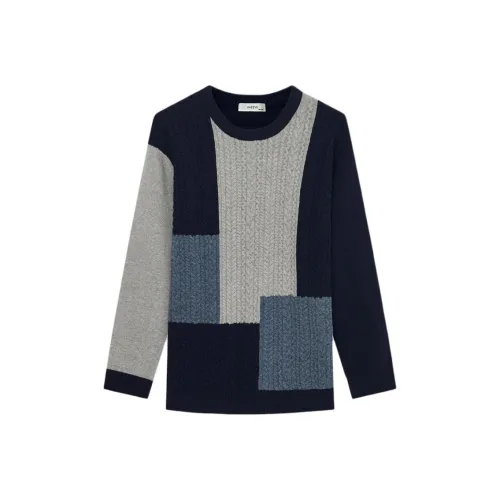 HAZZYS Sweaters Men Navy Blue