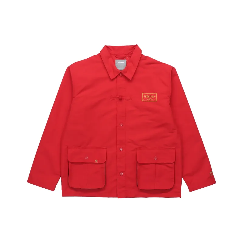 LiNing Sports Fashion Collection Jacket Men's Red-0