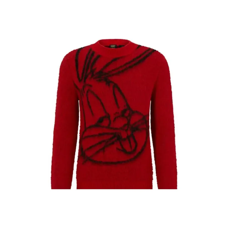 HUGO BOSS Sweaters Men Bright Red-4