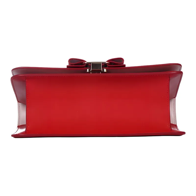 FERRAGAMO Leather Crossbody Bag, Shoulder Bag Regular Women's Red-7