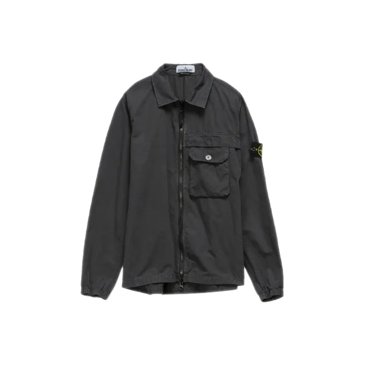 STONE ISLAND Jacket Men's Charcoal Gray-0