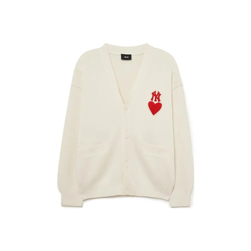 MLB New York Yankees Knitwear Unisex Dark Cream-0