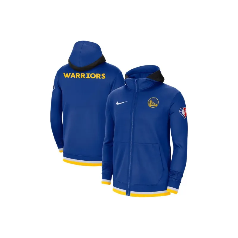 Nike Nba Golden State Warriors Showtime Dri Fit Full Zip Hoodie-2
