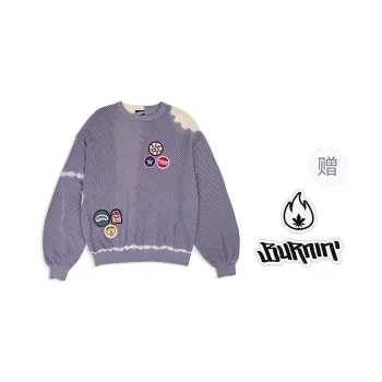 BURNIN Sweater Unisex Blue Gray
