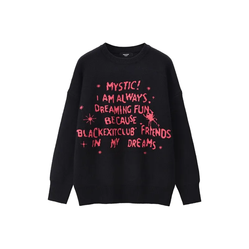 BLACK OF EXIT Sweaters Unisex-4
