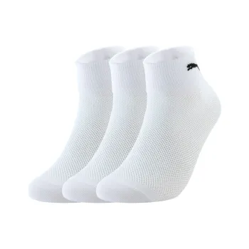 PUMA QUARTER Ankle Socks Unisex 3 Pack White
