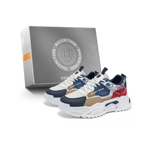 HACKBUTEER Low Top Chunky Sneakers Men's Box Included
