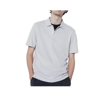 UNIQLO Polo Shirt Unisex Light Gray
