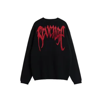 Revenge Knit Logo Crewneck Sweater
