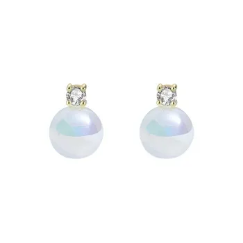 Mr. Shang 925 Sterling Silver Stud Earrings Women's