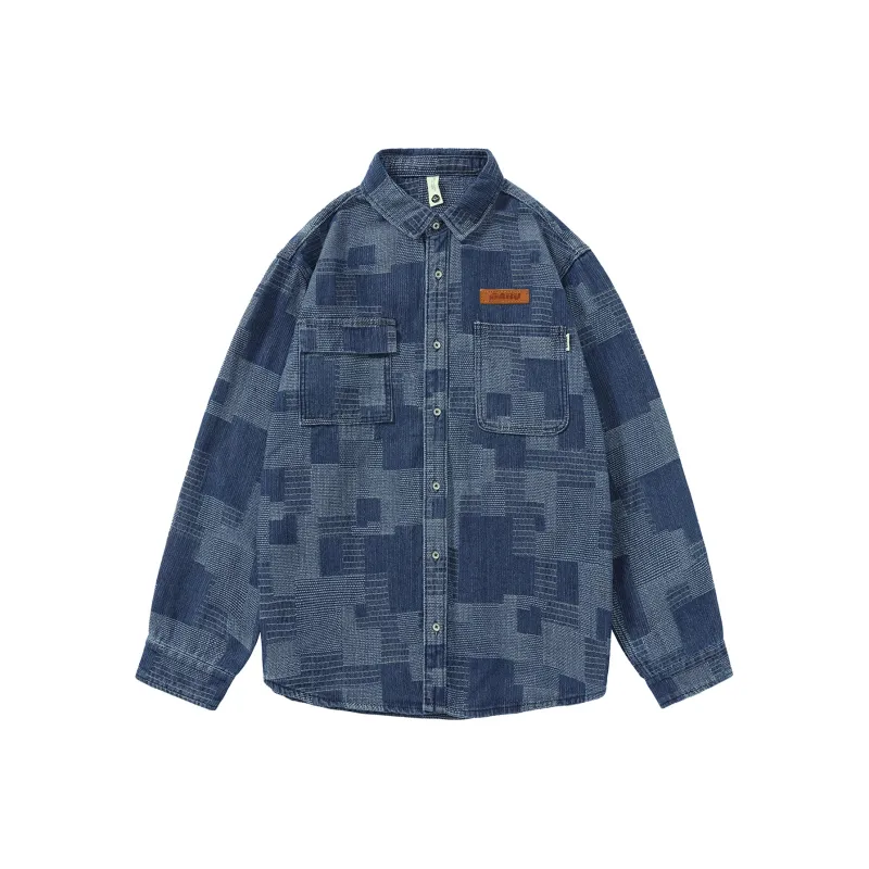 SANTASTIC Shirts Men Blue-0