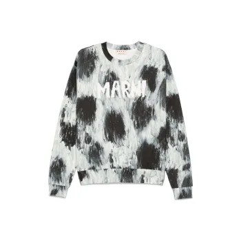 MARNI Placed Scribble Logo Sweatshirt
