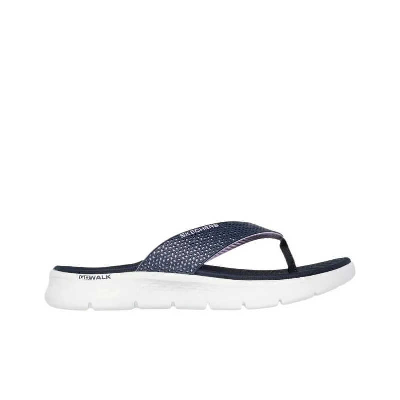 Skechers Go Walk Fle Quiet, Odor Resistant, Abrasion Resistant Flip Flops Women's Marine Blue-1