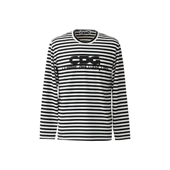 CDG Long Sleeved Stripe T Shirt
