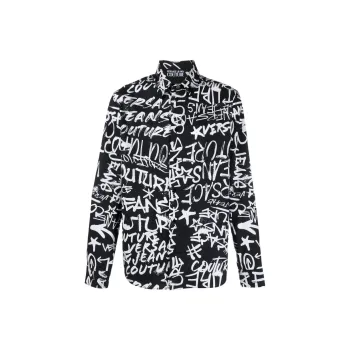 VERSACE JEANS COUTURE Shirt Men's Black