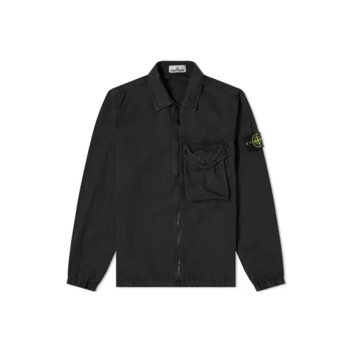 STONE ISLAND Jackets Coats Fall Men's Black