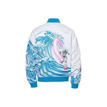 EVISU Jacket Men's Black White Two Tone