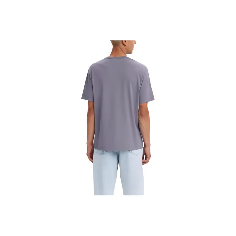 Levis T-Shirts Men Gray Purple-1