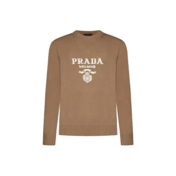PRADA Sweaters Men Brown