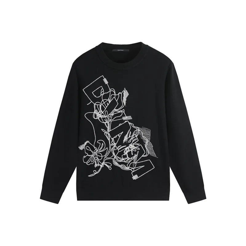 DAVID NAMAN Sweaters Men Black-0