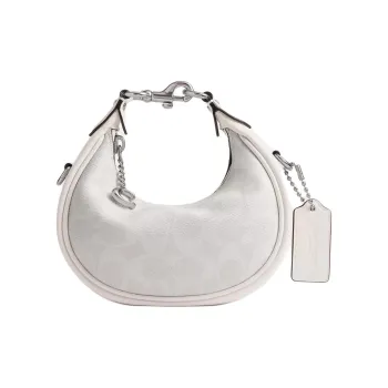 COACH JONIE Calfskin One Shoulder Handbag Mini Women's Chalk White