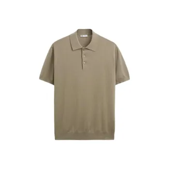 ZARA Polo Shirts Men Sand