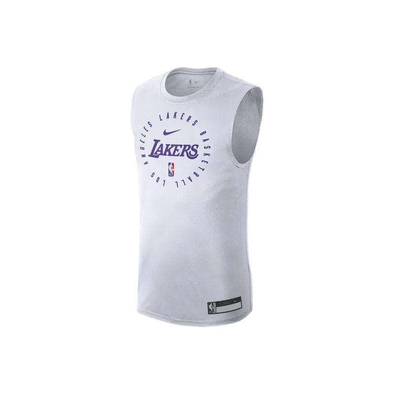 Nike DRI FIT NBA Tank Top Men's White-0