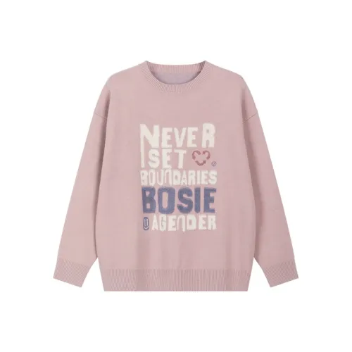 Bosieagender Knitwear Unisex Dirty Pink