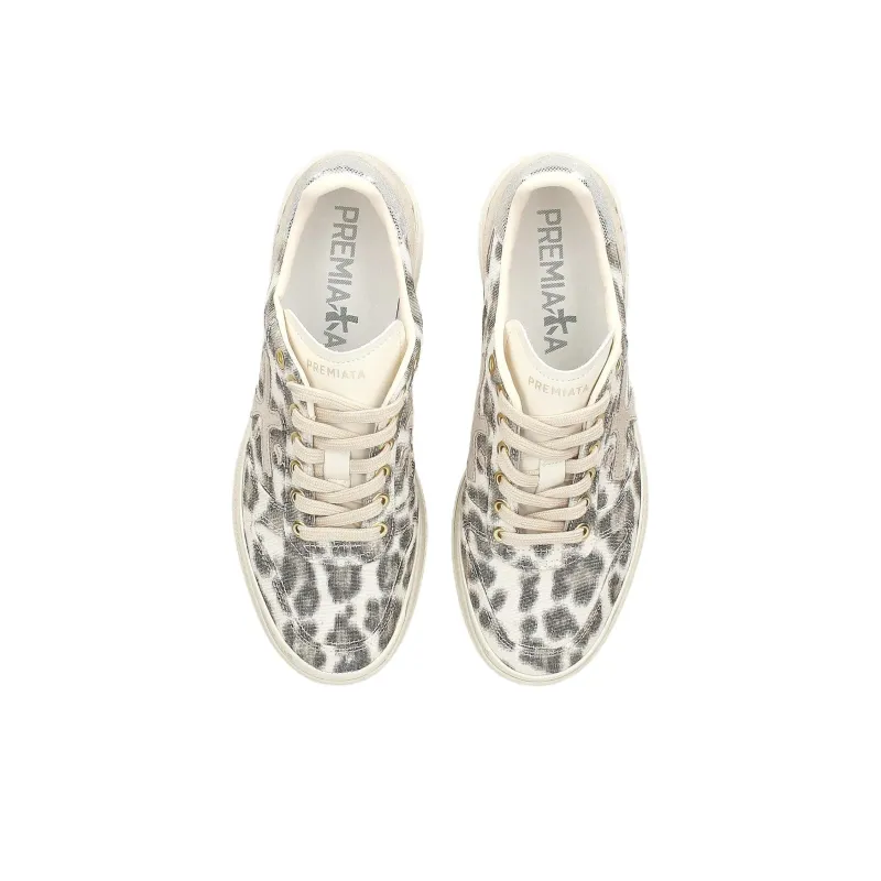 PREMIATA MICOL 7444 Low Top Casual Shoes Women's Leopard Print-5