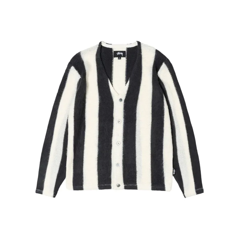 Stussy Stripe Brushed Cardigan-8
