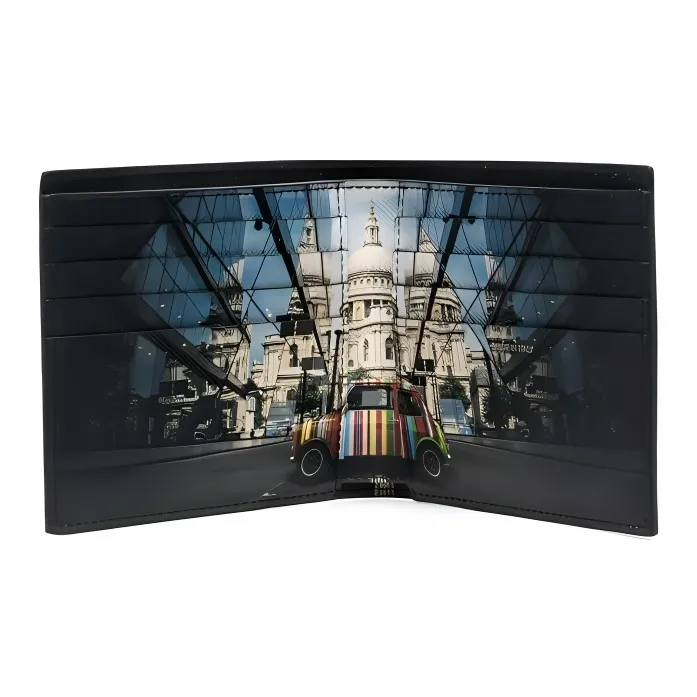 Paul Smith Calfskin Wallet Men's Black-2