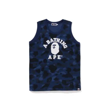 A BATHING APE Color Camo College Tank Top