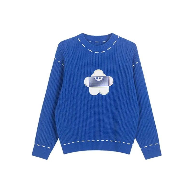 Bosieagender X Little Flower Sweaters Unisex-0