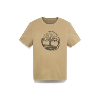 Timberland T Shirt Men's Liquorice Yellow