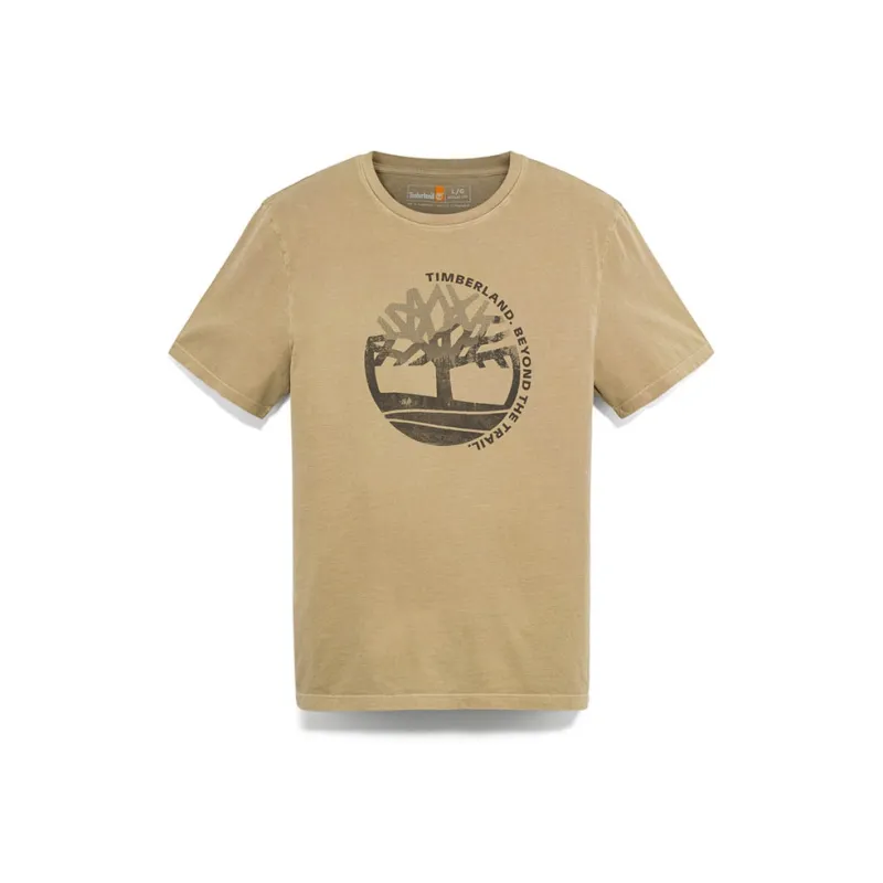 Timberland T Shirt Men's Liquorice Yellow-0