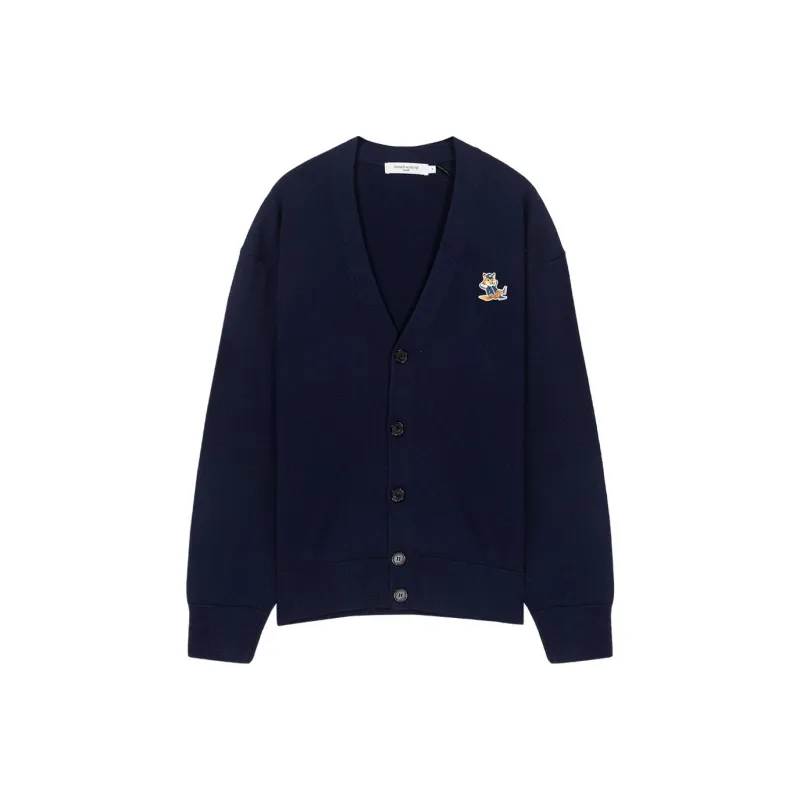 Maison Kitsune Knitwear Men Blue-0