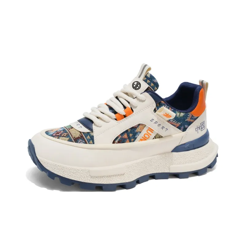 Yi Jiabao Slip Resistant And Abrasion Resistant Coverage Low Top Chunky Sneakers Men's-4
