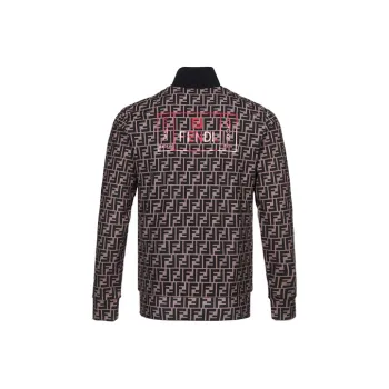 FENDI Jackets Men Dark Brown