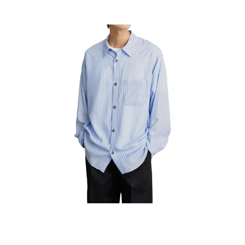 PUBLIC TOKYO FW24 Shirt Men's Sax Blue-0