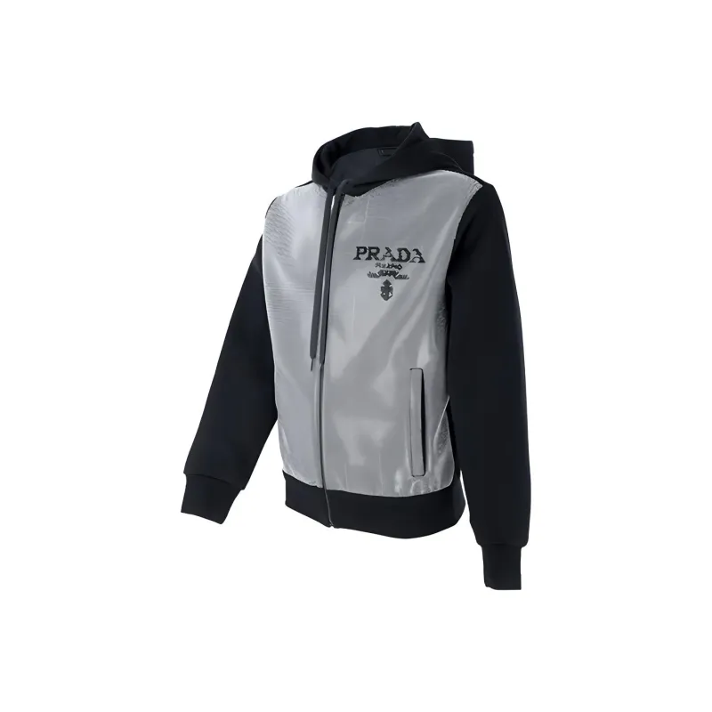 PRADA Jackets Men Black-2