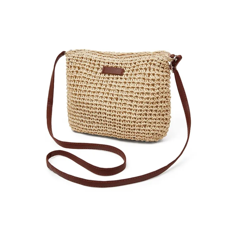 Old Man's Head Fabric Crossbody Bag Women's Beige/Light Brown-6